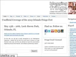 Sites similar to bloggingfringe.com