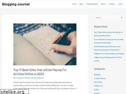 Sites similar to bloggingjournal.in