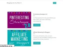Sites similar to blogginglikeyoumeanit.com