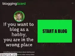 Sites similar to blogginglizard.com