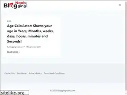 Sites similar to bloggingnoob.com