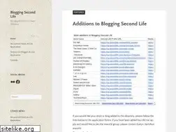 Sites similar to bloggingsecondlife.wordpress.com