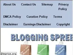 Sites similar to bloggingspree.com