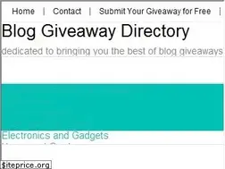 Sites similar to bloggiveawaydirectory.com
