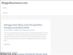 Sites similar to blogguillaumesoro.com