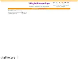 Sites similar to bloginfluence.net