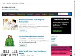 Sites similar to blogkhususdoa.com