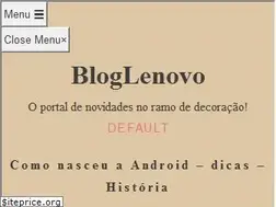 Sites similar to bloglenovo.com.br