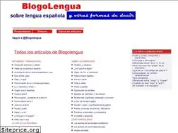 Sites similar to blogolengua.com