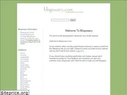 Sites similar to blogossary.com