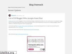 Sites similar to blogoutreach.wordpress.com