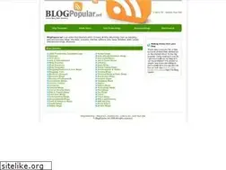 Sites similar to blogpopular.net