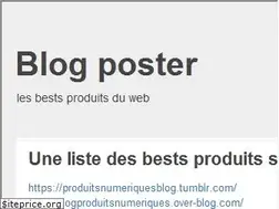 Sites similar to blogposterads.blogspot.com