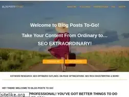 Sites similar to blogpoststogo.com