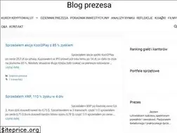 Sites similar to blogprezesa.pl