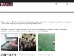 Sites similar to blogs.bbk.ac.uk