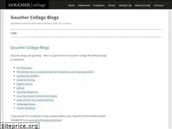 Sites similar to blogs.goucher.edu