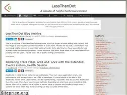 Sites similar to blogs.lessthandot.com