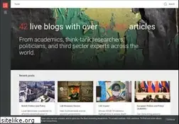 Sites similar to blogs.lse.ac.uk