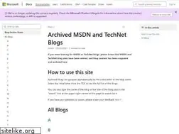 Sites similar to blogs.msdn.com