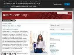 Sites similar to blogs.nature.com