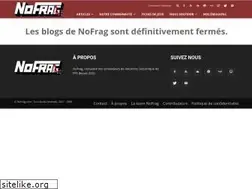Sites similar to blogs.nofrag.com