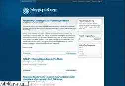 Sites similar to blogs.perl.org