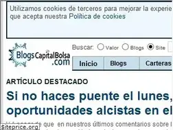 Sites similar to blogscapitalbolsa.com