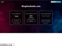 Sites similar to blogseoguide.com