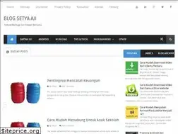 Sites similar to blogsetyaaji.com