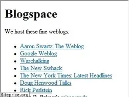 Sites similar to blogspace.com