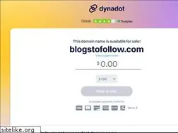 Sites similar to blogstofollow.com