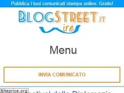 Sites similar to blogstreetwire.it