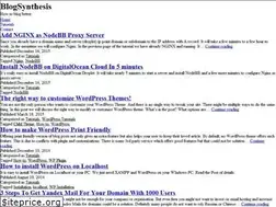 Sites similar to blogsynthesis.com