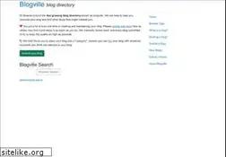 Sites similar to blogville.us