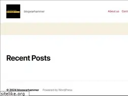 Sites similar to blogwarhammer.net