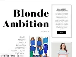 Sites similar to blondeambition.com.au