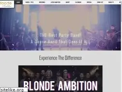 Sites similar to blondeambitionband.com
