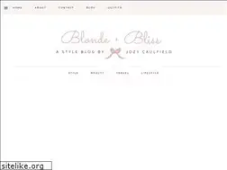 Sites similar to blondeandbliss.com