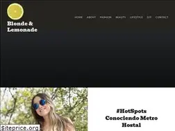 Sites similar to blondeandlemonade.wordpress.com