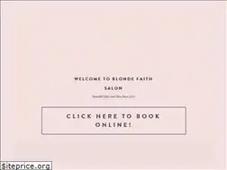 Sites similar to blondefaithsalon.com