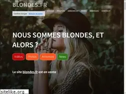 Sites similar to blondes.fr