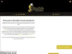 Sites similar to blondiesfoodandspirits.com