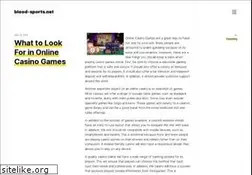 Sites similar to blood-sports.net