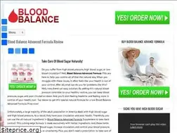 Sites similar to bloodbalanceadvancedformula.org