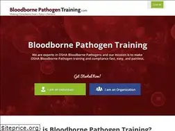 Sites similar to bloodbornepathogentraining.com
