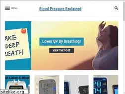 Sites similar to bloodpressureexplained.com