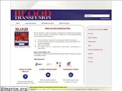 Sites similar to bloodtransfusion.it