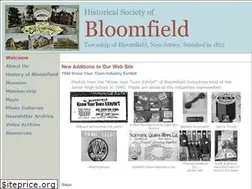 Sites similar to bloomfieldhistorical.org