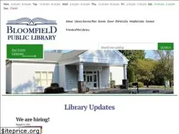 Sites similar to bloomfieldpubliclibrary.org